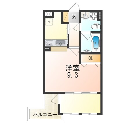 東部市場前駅 徒歩1分 4階の物件間取画像